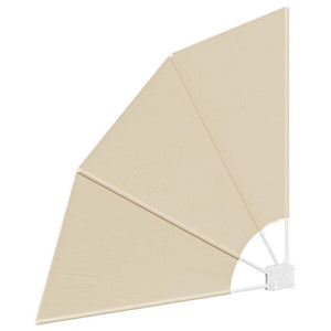 vidaXL Brise-vue de balcon Beige 115 x 115 cm Polyester