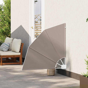 Balkon Sichtschutz Taupe 115x115cm
