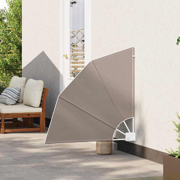 Balkon Sichtschutz Taupe 115x115cm