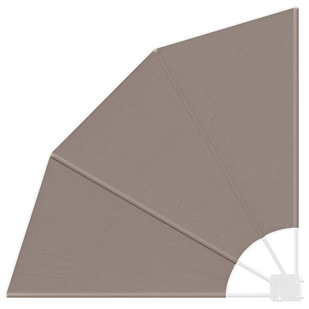 Balkon Sichtschutz Taupe 115x115cm