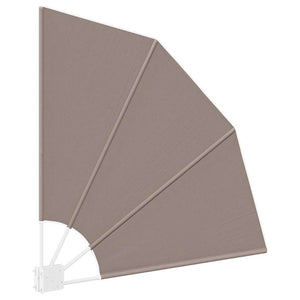 Balkon Sichtschutz Taupe 115x115cm