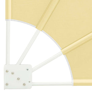 vidaXL Brise-vue de balcon sable 115 x 115 cm polyester