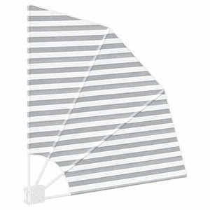 vidaXL Brise-vue de balcon anthracite et blanc 115 x 115 cm Polyester