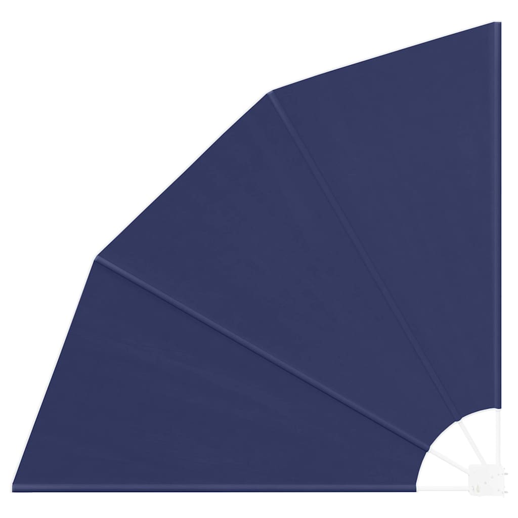 vidaXL Brise-vue de balcon bleu marine 160 x 160 cm polyester
