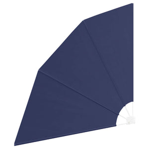 vidaXL Brise-vue de balcon bleu marine 160 x 160 cm polyester