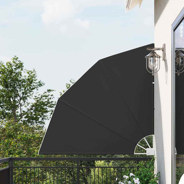 vidaXL Brise-vue de balcon anthracite 140 x 140 cm polyester