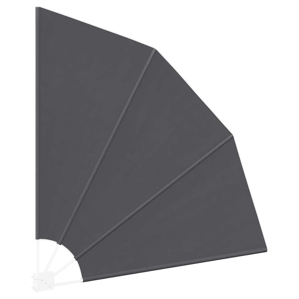 Schwarzer Balkon Sichtschutz 140x140cm