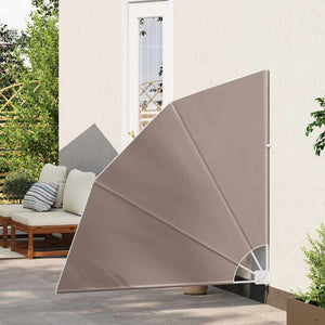 vidaXL Brise-vue de balcon taupe 140 x 140 cm polyester
