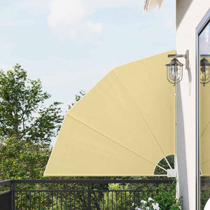 vidaXL Brise-vue de balcon Sable 140 x 140 cm Polyester