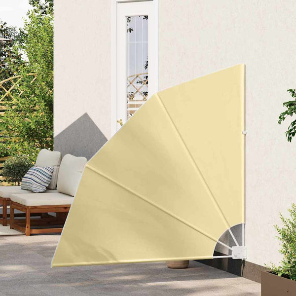 vidaXL Brise-vue de balcon Sable 140 x 140 cm Polyester