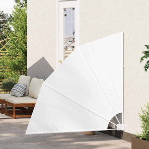 Weißer Balkon Sichtschutz 140x140cm