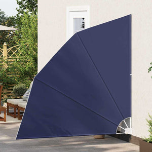 vidaXL Brise-vue de balcon bleu marine 210 x 210 cm polyester