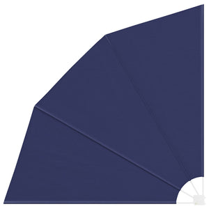 vidaXL Brise-vue de balcon bleu marine 210 x 210 cm polyester