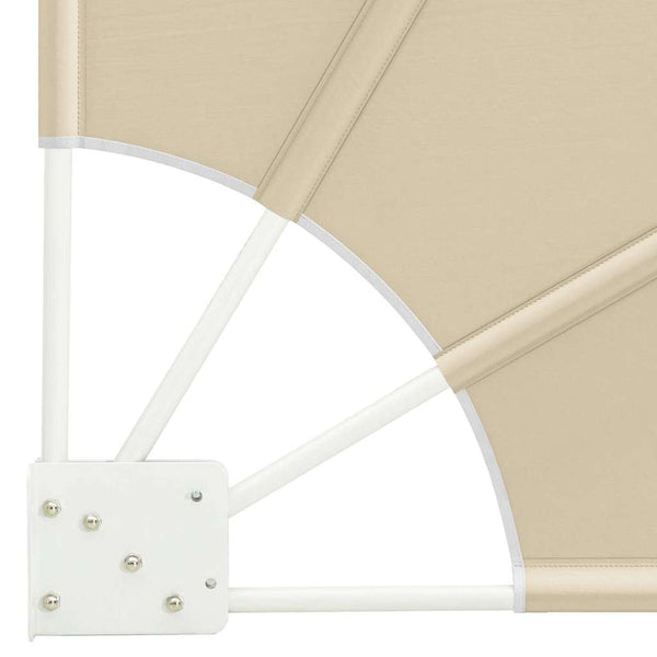 vidaXL Brise-vue de balcon Beige 210 x 210 cm Polyester