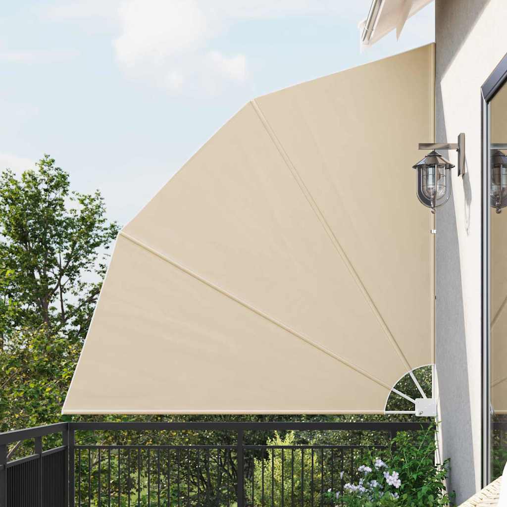 vidaXL Brise-vue de balcon Beige 210 x 210 cm Polyester