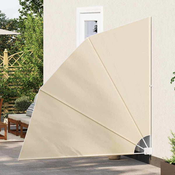 vidaXL Brise-vue de balcon Beige 210 x 210 cm Polyester