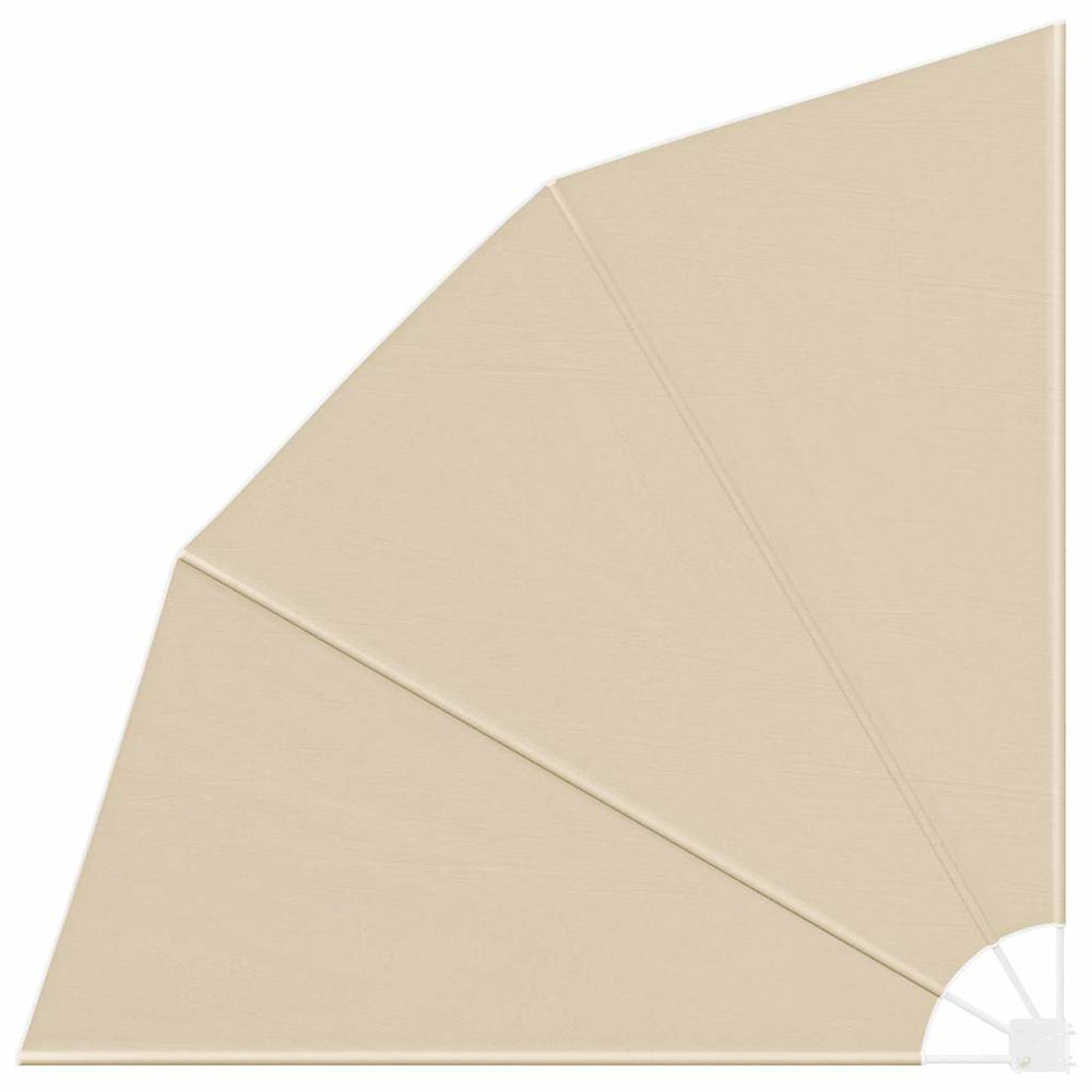 Beige Balkon Sichtschutz 210x210 cm