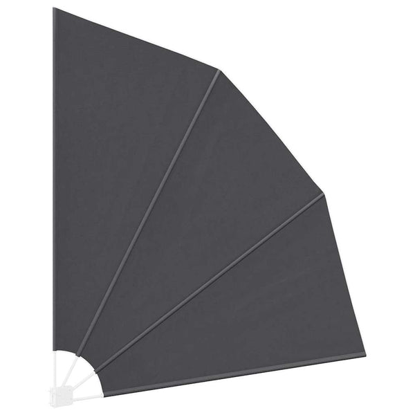 Schwarzer Balkon Sichtschutz 210x210cm