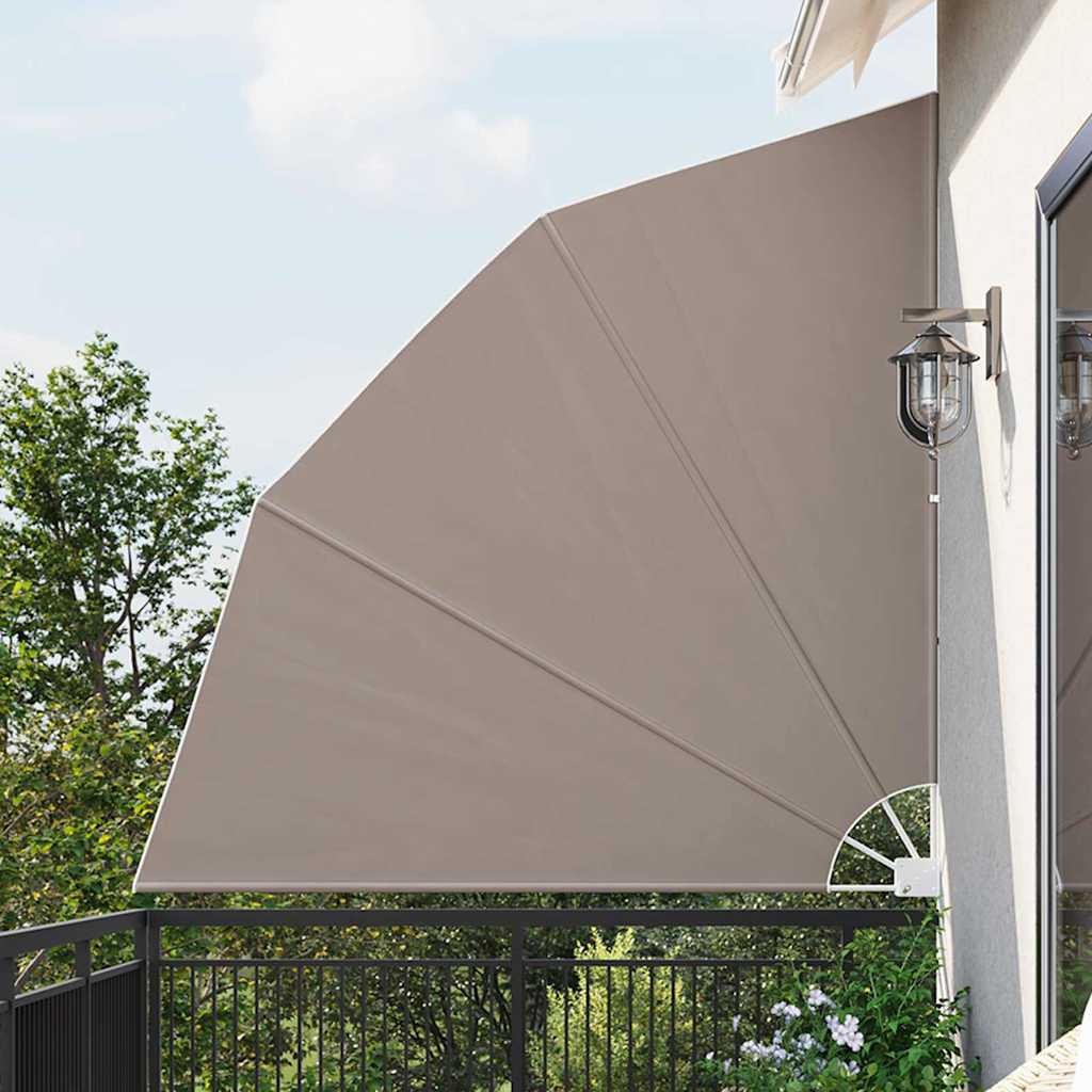 vidaXL Brise-vue de balcon Taupe 210 x 210 cm Polyester