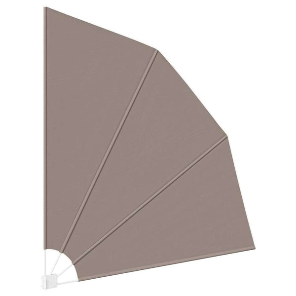 vidaXL Brise-vue de balcon Taupe 210 x 210 cm Polyester
