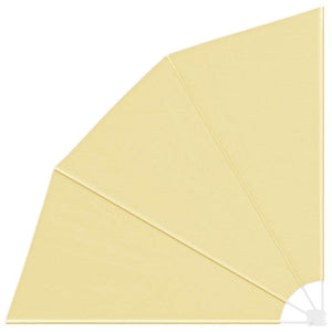 vidaXL Brise-vue de balcon sable 210 x 210 cm polyester