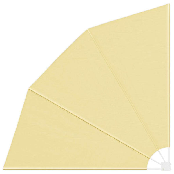 vidaXL Brise-vue de balcon sable 210 x 210 cm polyester