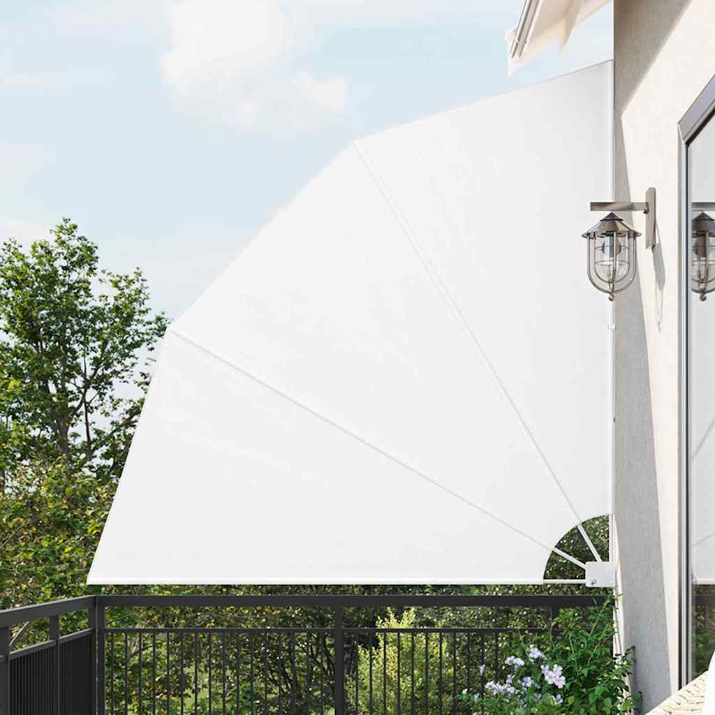 vidaXL Brise-vue de balcon blanc 210 x 210 cm polyester