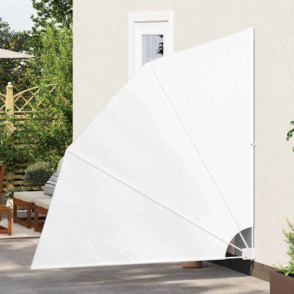 vidaXL Brise-vue de balcon blanc 210 x 210 cm polyester