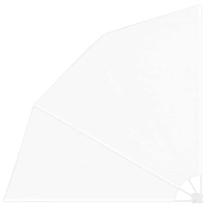 vidaXL Brise-vue de balcon blanc 210 x 210 cm polyester