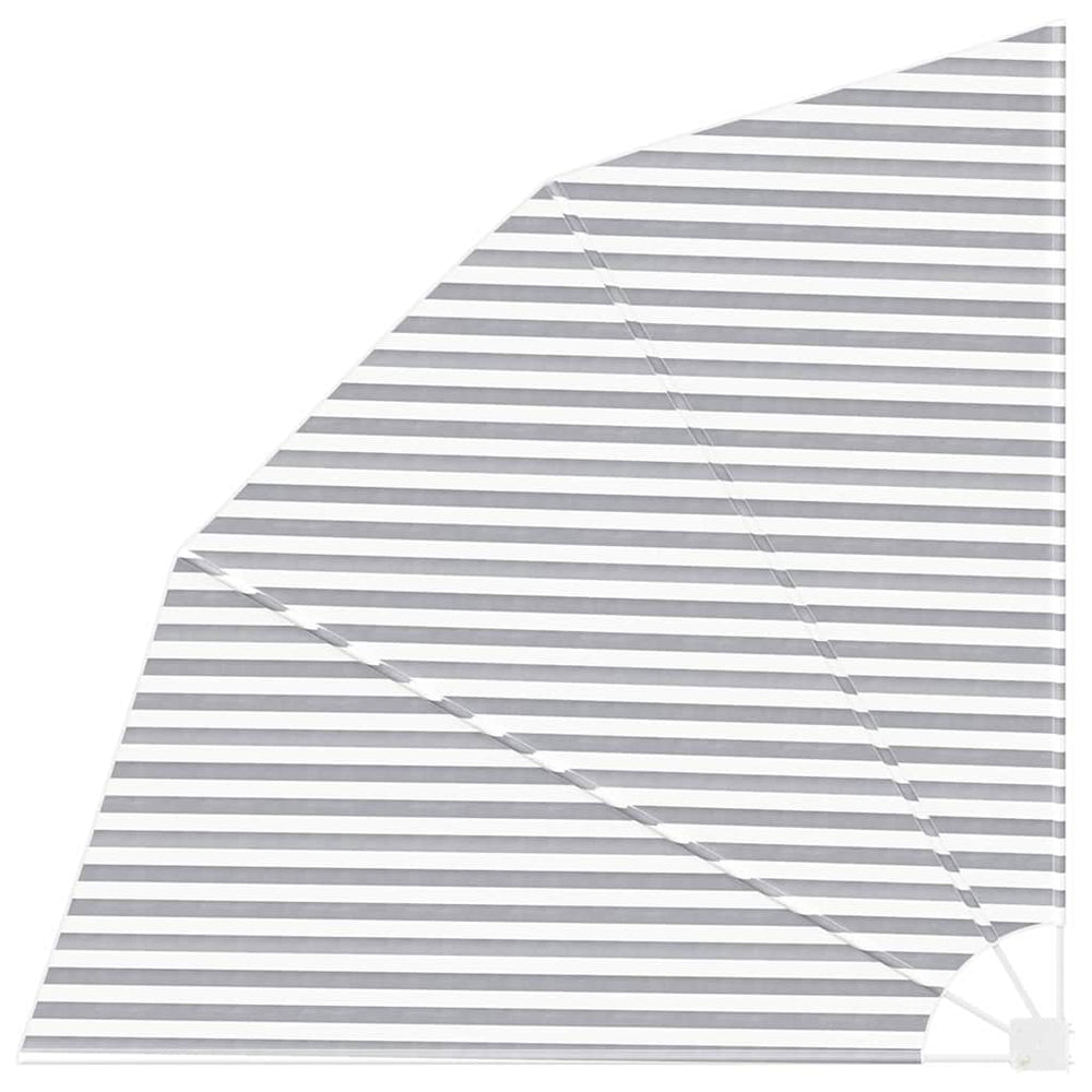 vidaXL Brise-vue de balcon anthracite et blanc 210 x 210 cm polyester