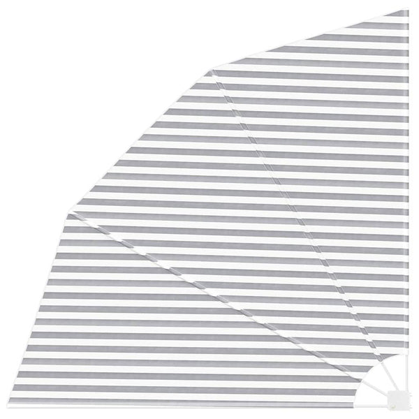 vidaXL Brise-vue de balcon anthracite et blanc 210 x 210 cm polyester