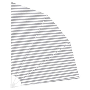 vidaXL Brise-vue de balcon anthracite et blanc 210 x 210 cm polyester