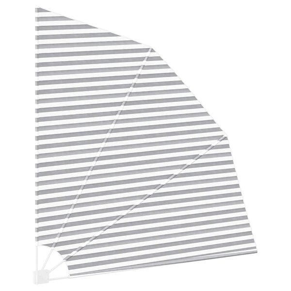 vidaXL Brise-vue de balcon anthracite et blanc 210 x 210 cm polyester