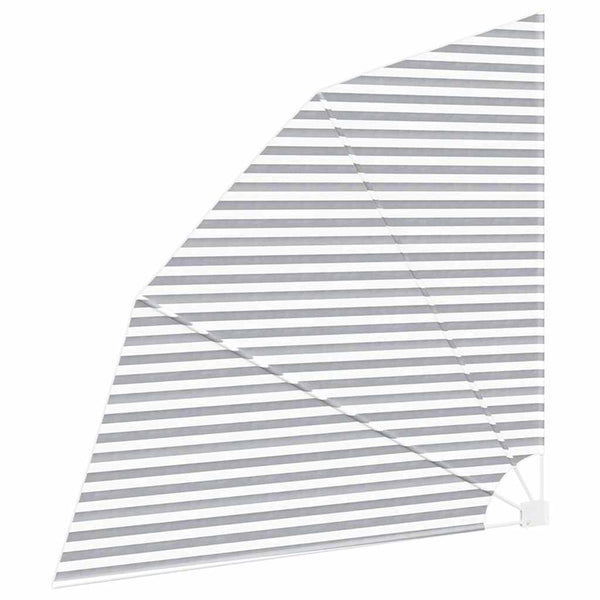 vidaXL Brise-vue de balcon anthracite et blanc 210 x 210 cm polyester