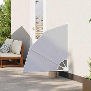 Grauer Balkon Sichtschutz 115x115cm