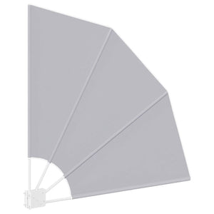 Grauer Balkon Sichtschutz 115x115cm
