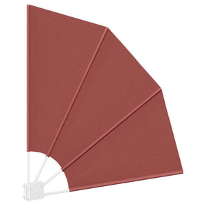 vidaXL Balcony Privacy Screen Terracotta 115 x 115 cm Polyester