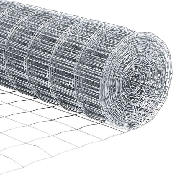 Eurozaun Silber Feuerverzinkt 0,4 x 25 m