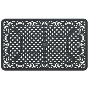 Garten Essgruppe 5-teilig Schwarz Aluminium