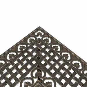 Gartentisch Set 3-teilig Bronze