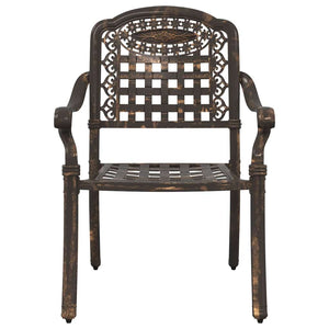 Gartentisch Set 3-teilig Bronze