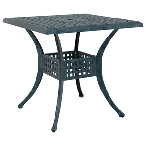 Gartenmöbel Set Grün Gussaluminium 5-teilig