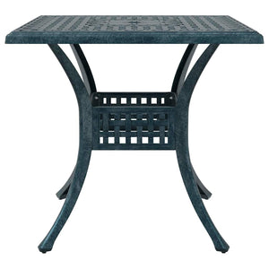 Gartenmöbel Set Grün Gussaluminium 5-teilig