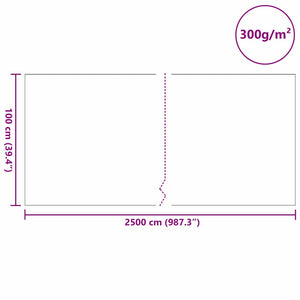 Teichvlies Grau 1 x 25 m