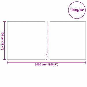 Teichvlies Grau 1x50m