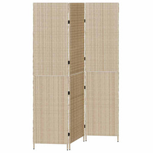 Beiger Raumteiler Poly-Rattan 147x180cm