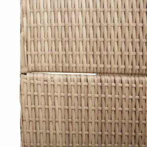 Beiger Raumteiler 292x180 cm Poly-Rattan