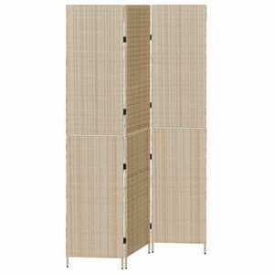 Beiger Raumteiler Poly-Rattan 146x200cm