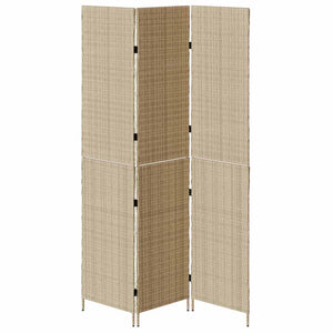 Beiger Raumteiler Poly-Rattan 146x200cm