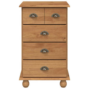 Braune Schubladenkommode ASKIM, 45,8x40x79 cm